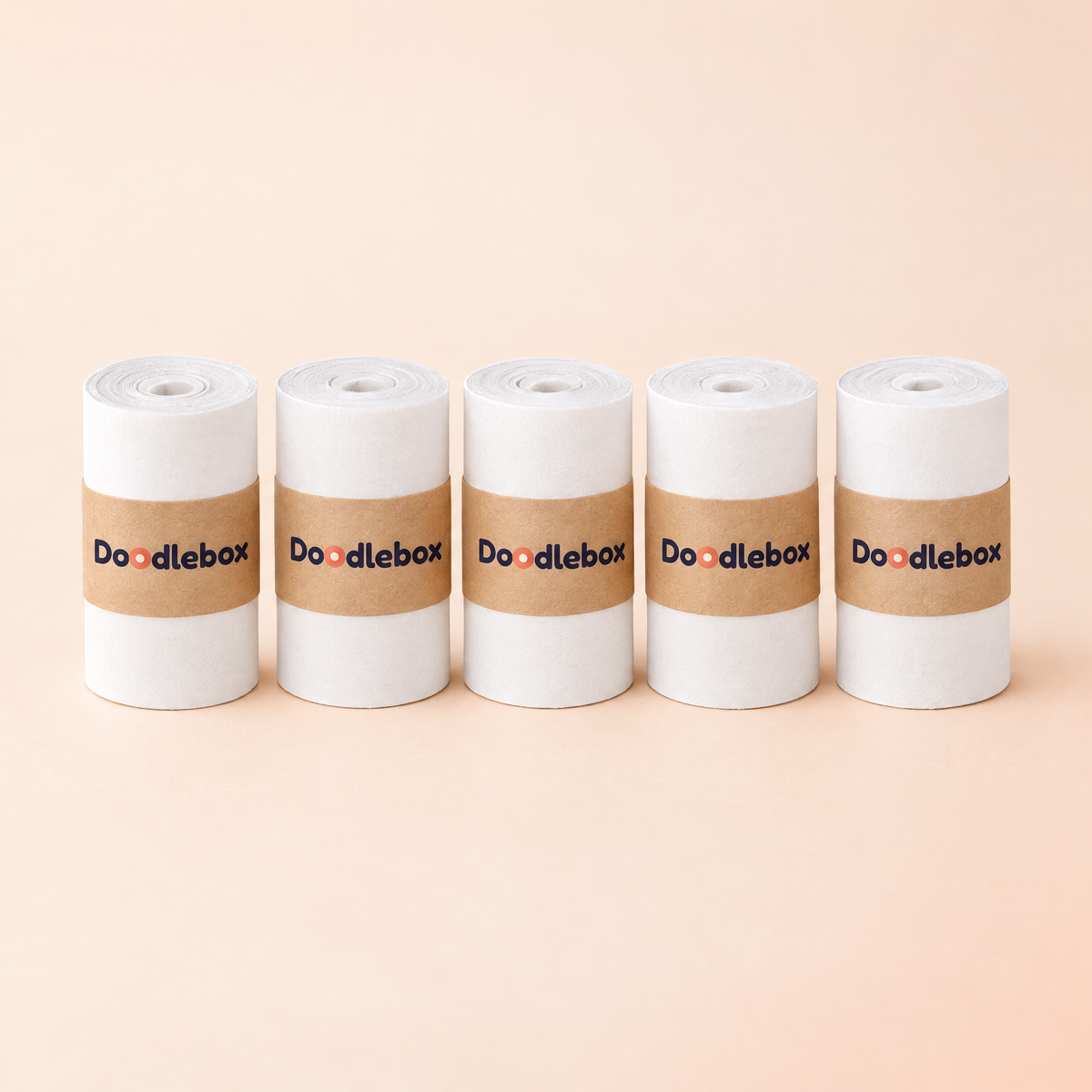 Doodlebox refill sticker paper - pack of 5 rolls